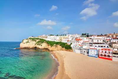 Carvoeiro beach and western cliff