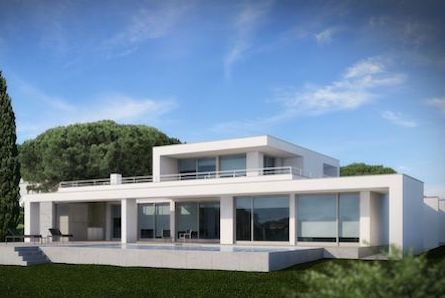 Contemporary villa CGI