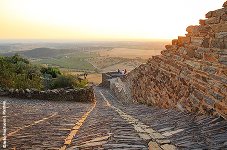 Castle cobbles in Portugal